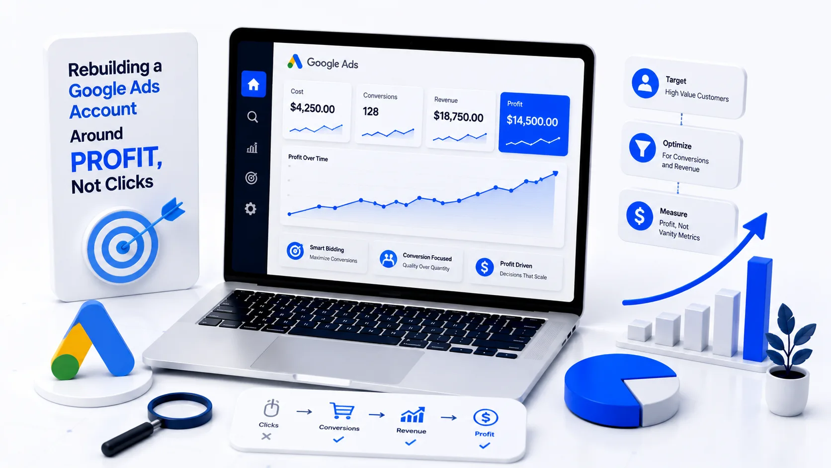 Meridian Tools — Rebuilding a Google Ads account around profit, not clicks